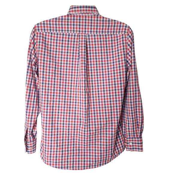 Southern Tide Channel Marker Check Shirt Mens S Long Sleeve red, blue Gray‎ - Picture 5 of 6